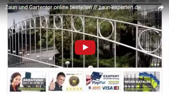 Zaun experten onlineshop für zäune und tore