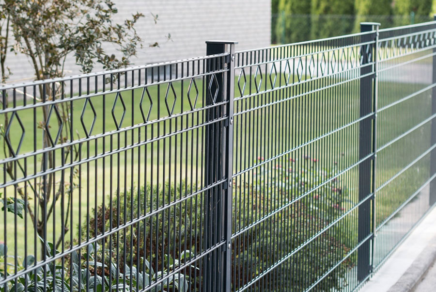 Schmuckzaun Gartenzaun komplett Zierzaun Barcelona Metallzaun Residenz