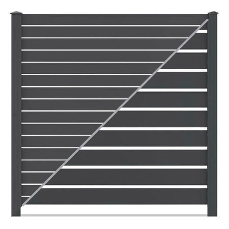 Aluminium Zaun 150 mm