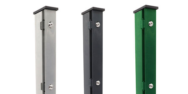 Zaunpfosten aus Metall für den Gartenzaun