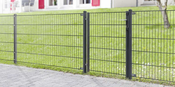 Doppelstabgittermatten Zaun Smart