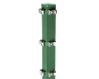 Eck-Zaunpfosten expro P (grün) - für Zaunhöhe 83cm