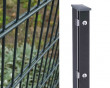 Doppelstabmattenzaun komplett Anthrazit RAL 7016