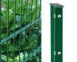 Doppelstabmattenzaun komplett Grün RAL 6005