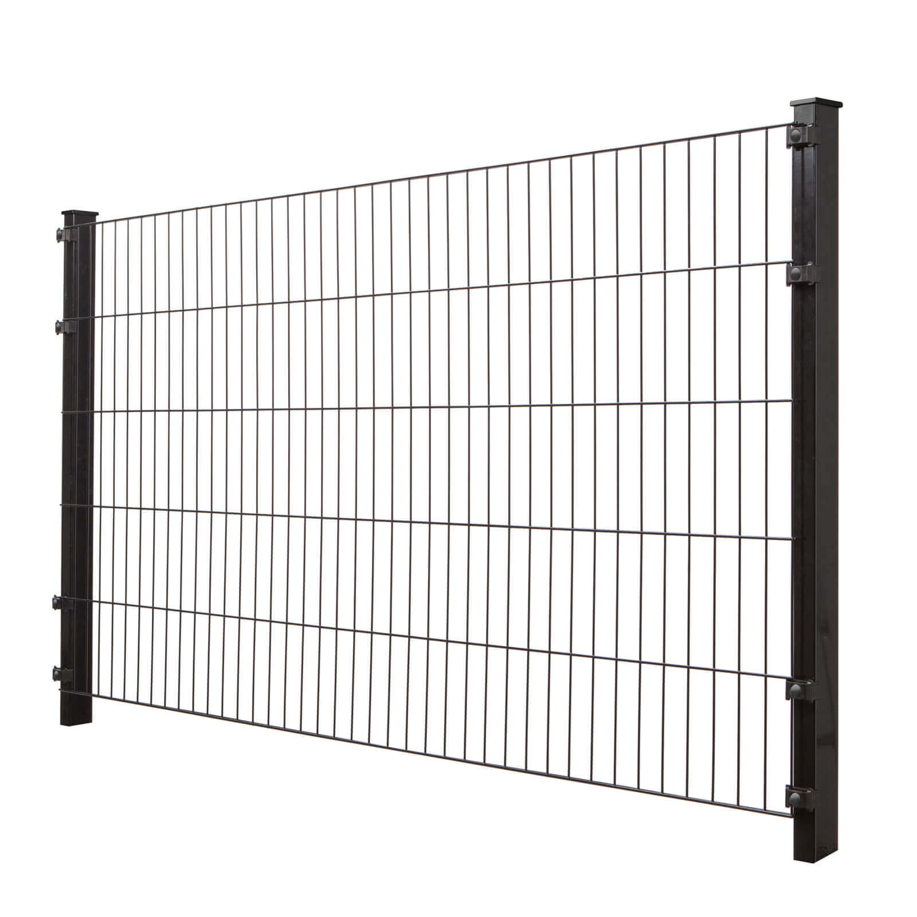 Stabgitterzaun Blacky Komplettpaket