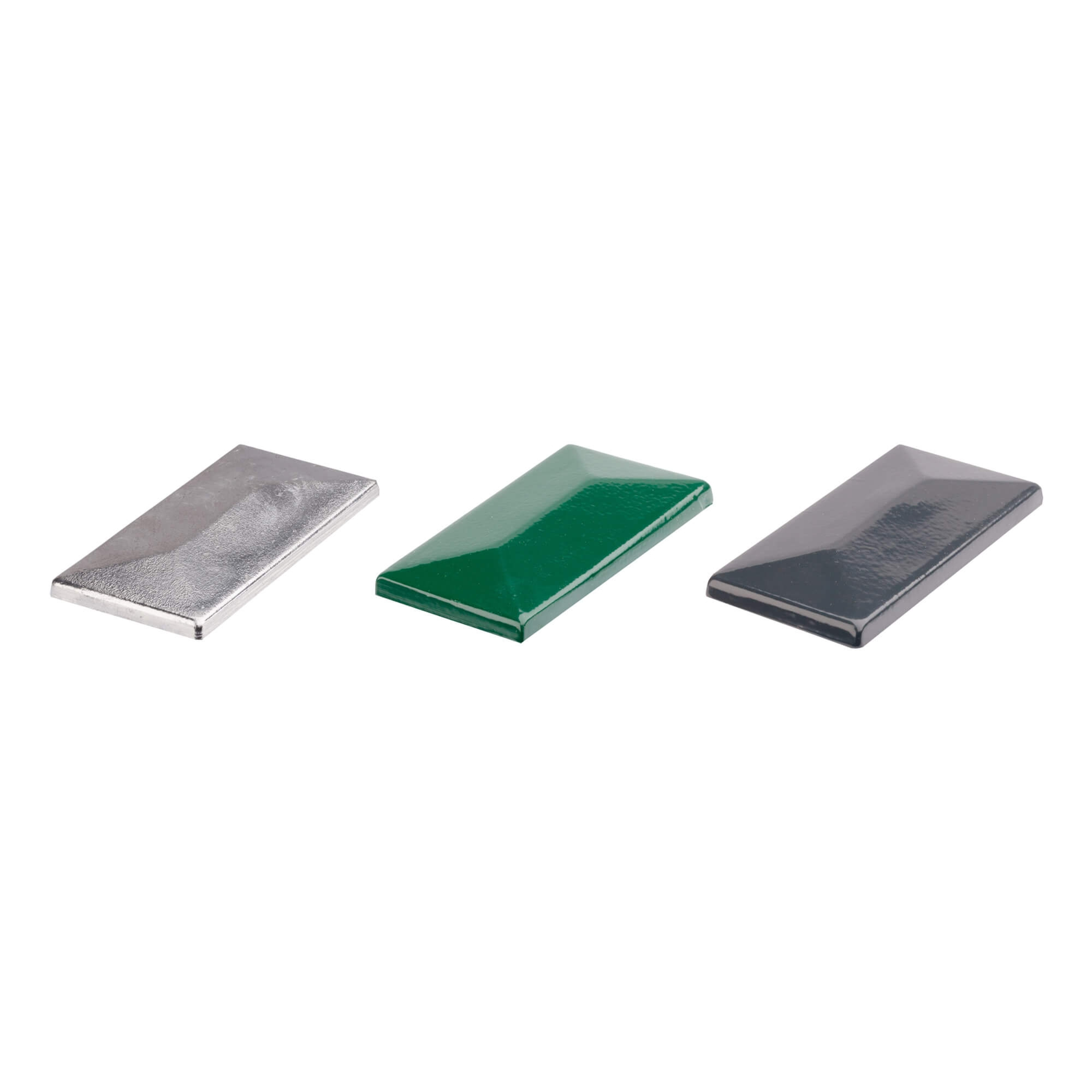 Pfostenkappe Abdeckkappe Alu anthrazit Doppelstabmattenzaun 40x60mm m.Überstand 
