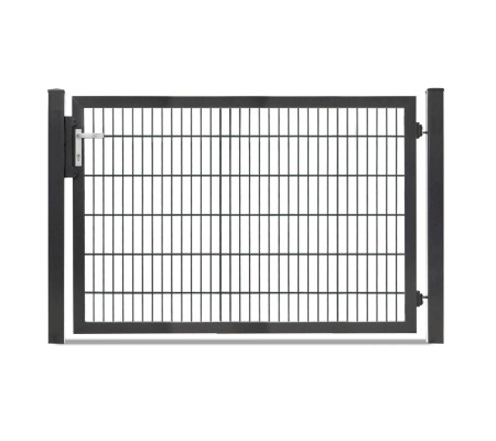 Gartentor Hoftor Doppelstabmatentor Rohrrahmentor Profi-Max 1 flg. Lichte Weite: 1840 mm Anthrazit RAL 7016