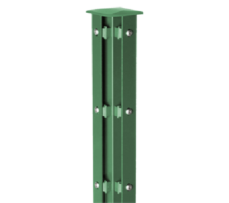 Eck-Zaunpfosten expro A (grün) - für Zaunhöhe 83cm