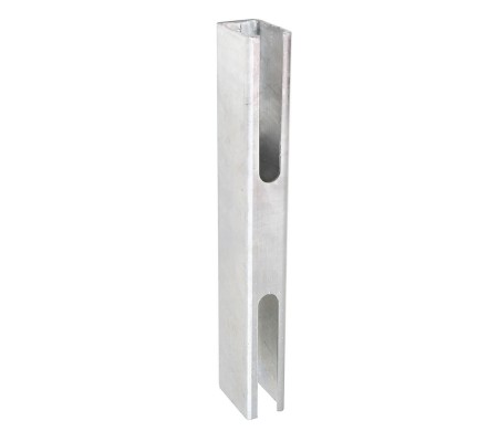 Einsteckadapter zur Verlängerung von Zaunpfosten 60 x 40 mm