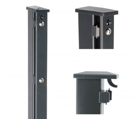 Zaunpfosten expro XA Anthrazit RAL 7016