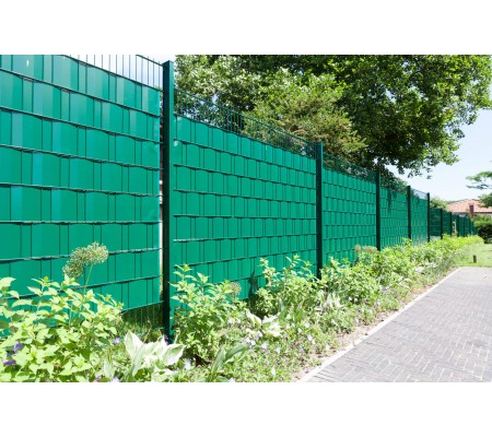 Sichtschutz expro „Der Klassiker“ - 10 Streifen á 2520 mm - Farbe Grün 6005