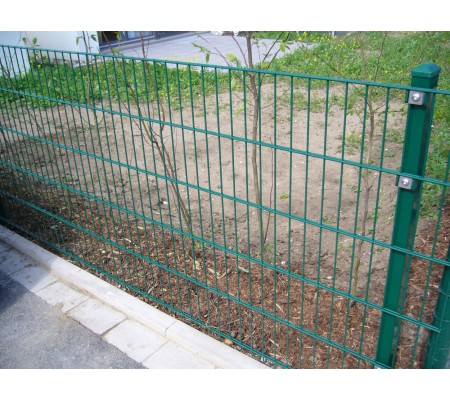 Doppel Stab Matten Zaun Set