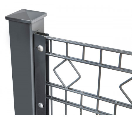 Zaunanschlussleisten für Torpfosten