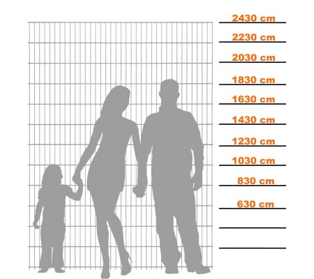 Zaun Doppel stab matten