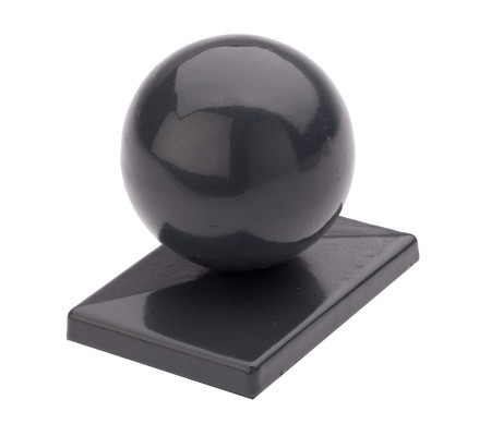 Zierkugel für Zaunpfosten 60x40mm anthrazit RAL 7016 ohne Überstand