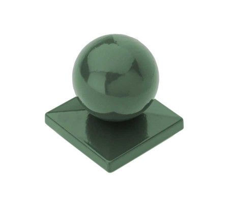 Pfostenkugeln 60x60 grün RAL 6005