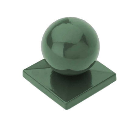 Pfostenkugeln 80x80 grün RAL 6005