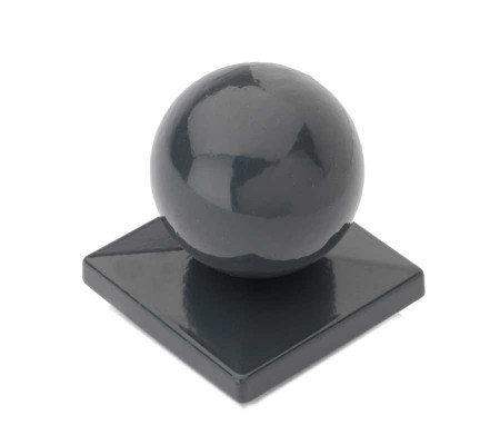 Pfostenkugeln 80x80 anthrazit RAL 7016