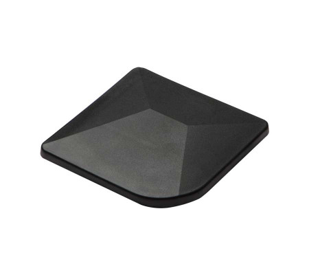 Kunststoff Abdeckkappe mit Überstand für Eckpfosten 60x60