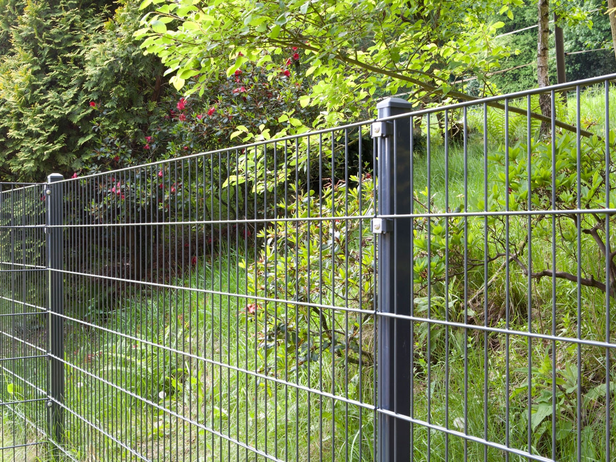 Smart Doppelstabgittermatten Zaun Komplettpaket 