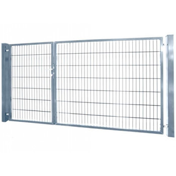 VARIO compact 2 flg. Lichte Weite: 2460 mm - verzinkt (silberfarben)