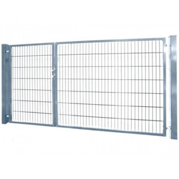 VARIO compact 2 flg. Lichte Weite: 3260 mm - verzinkt (silberfarben)