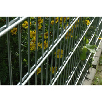 Doppelstabgittermatte 6/5/6 verzinkt (silberfarben)