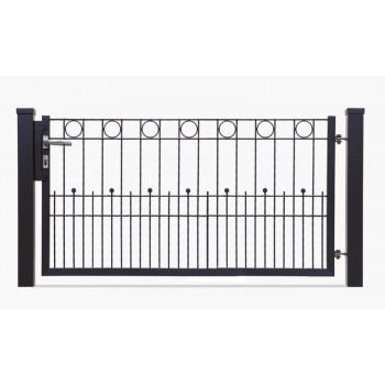 Schmuckzauntor London 1 flg. Lichte Weite 1620 mm