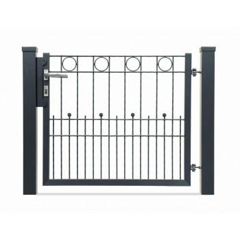 Schmuckzauntor London 1 flg. Lichte Weite 1020 mm