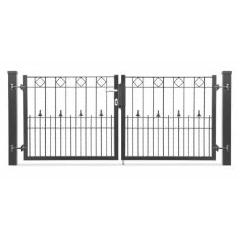 Schmuckzauntor Paris 2 flg. Lichte Weite 2000 mm