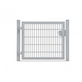 Rohrrahmentor Profi 1 flg. Lichte Weite: 125 cm - verzinkt (silberfarben)