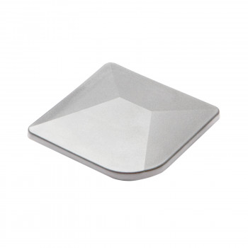 Aluminium Abdeckkappe mit Überstand für Eckpfosten 60 x 60