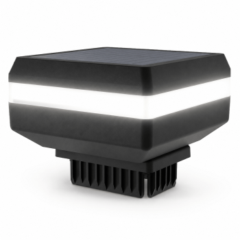 Solar LED Premium Zaunpfostenkappe für Pfosten 60 x 40 mm