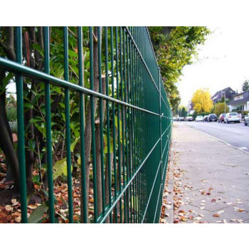 17,5 Meter Zaun komplett (grün) - mit Pfosten Typ PM