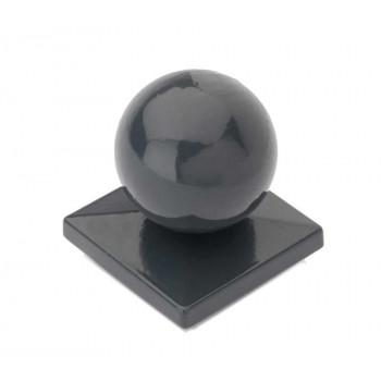 Pfostenkugeln 80x80 anthrazit RAL 7016