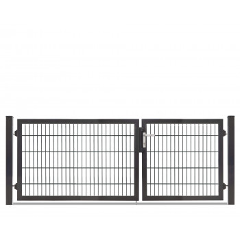 Rohrrahmentor Profi-Max 2 flg. Lichte Weite: 2640 mm Höhe 1000 mm Anthrazit RAL 7016