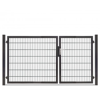 Rohrrahmentor Profi-Max 2 flg. Lichte Weite: 2640 mm Höhe 1400 mm Anthrazit RAL 7016