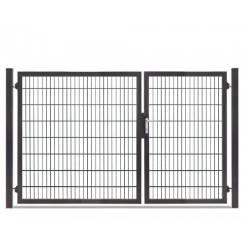 Rohrrahmentor Profi-Max 2 flg. Lichte Weite: 2640 mm Höhe 1600 mm Anthrazit RAL 7016