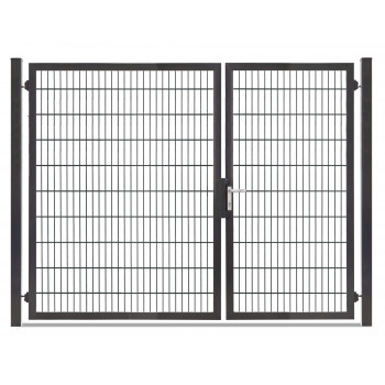 Rohrrahmentor Profi-Max 2 flg. Lichte Weite: 2640 mm Höhe 2000 mm Anthrazit RAL 7016