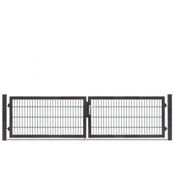 Rohrrahmentor Profi-Max 2 flg. Lichte Weite: 2640 mm Höhe 800 mm Anthrazit RAL 7016