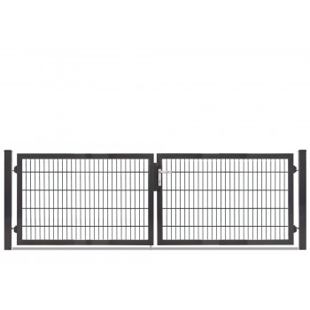 Rohrrahmentor Profi-Max 2 flg. Lichte Weite: 2640 mm Höhe 1000 mm Anthrazit RAL 7016