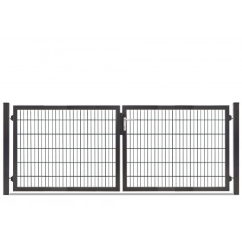 Rohrrahmentor Profi-Max 2 flg. Lichte Weite: 2640 mm Höhe 1200 mm Anthrazit RAL 7016