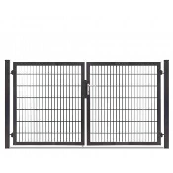 Rohrrahmentor Profi-Max 2 flg. Lichte Weite: 2640 mm Höhe 1400 mm Anthrazit RAL 7016