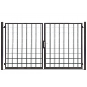 Rohrrahmentor Profi-Max 2 flg. Lichte Weite: 2640 mm Höhe 1800 mm Anthrazit RAL 7016