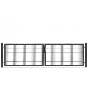 Rohrrahmentor Profi-Max 2 flg. Lichte Weite: 3640 mm Höhe 1000 mm verzinkt (silberfarben)