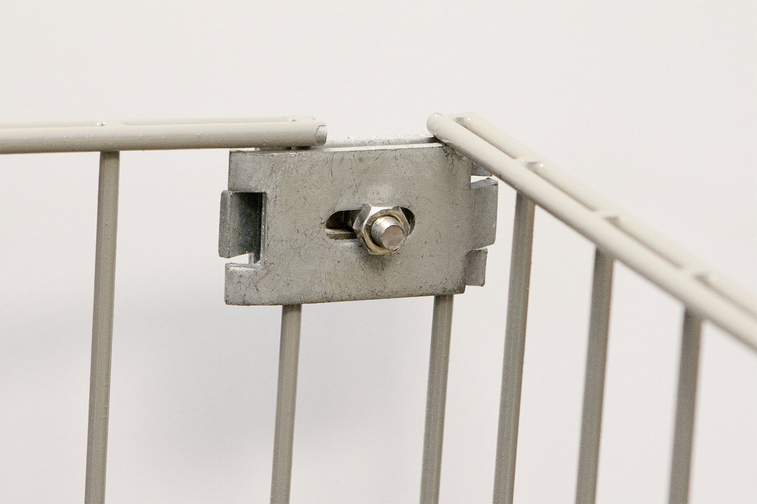 Zaun Verbinder Set Doppelstabmatten Eckverbinder Mattenverbinder Gitter