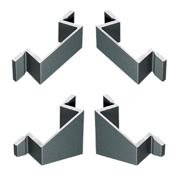 Distanzstücke Aluminium Zaun