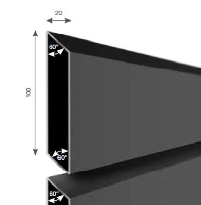 Aluminium Zaun Paneele Detail